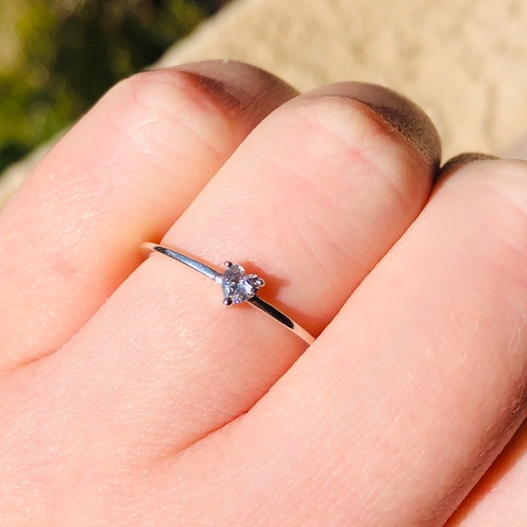 🤍💍New delicate heart sterling silver ring - Picture 3 of 6